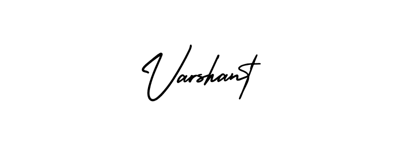Create a beautiful signature design for name Varshant. With this signature (AmerikaSignatureDemo-Regular) fonts, you can make a handwritten signature for free. Varshant signature style 3 images and pictures png