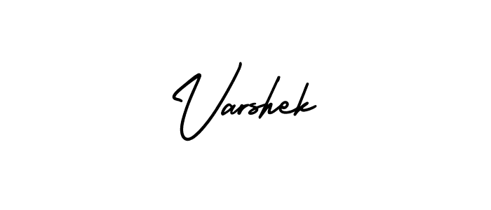 Also we have Varshek name is the best signature style. Create professional handwritten signature collection using AmerikaSignatureDemo-Regular autograph style. Varshek signature style 3 images and pictures png