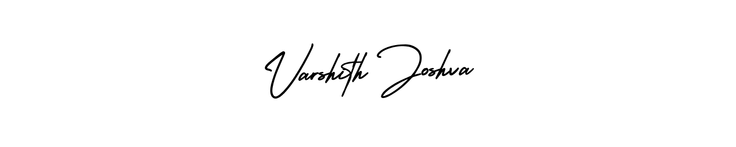 Varshith Joshva stylish signature style. Best Handwritten Sign (AmerikaSignatureDemo-Regular) for my name. Handwritten Signature Collection Ideas for my name Varshith Joshva. Varshith Joshva signature style 3 images and pictures png