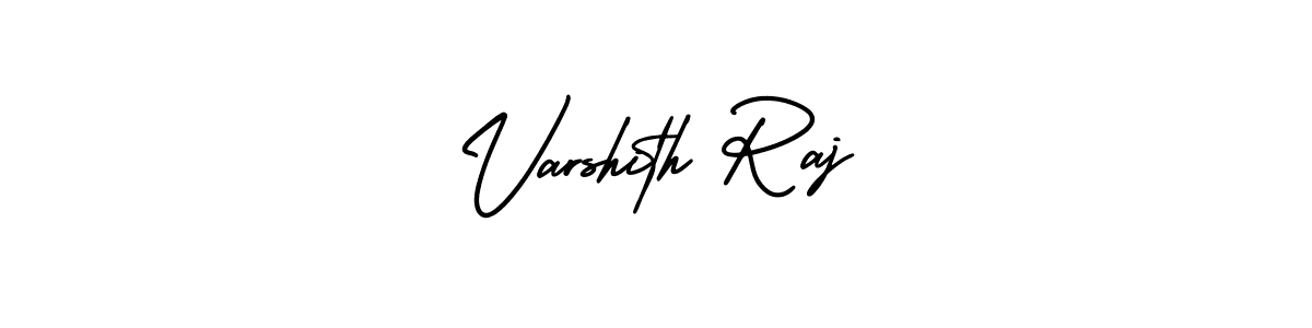 How to Draw Varshith Raj signature style? AmerikaSignatureDemo-Regular is a latest design signature styles for name Varshith Raj. Varshith Raj signature style 3 images and pictures png