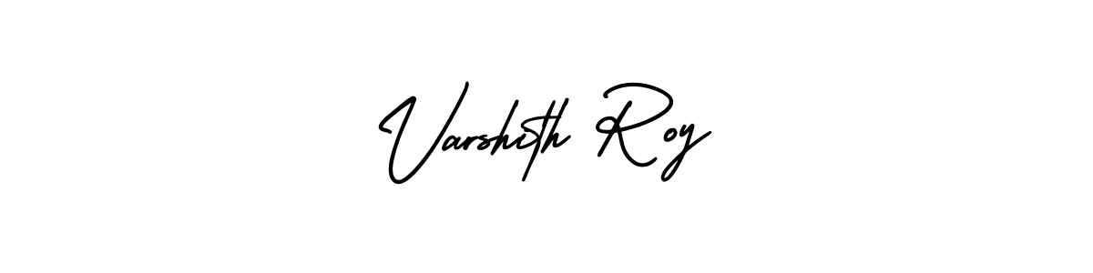 Varshith Roy stylish signature style. Best Handwritten Sign (AmerikaSignatureDemo-Regular) for my name. Handwritten Signature Collection Ideas for my name Varshith Roy. Varshith Roy signature style 3 images and pictures png