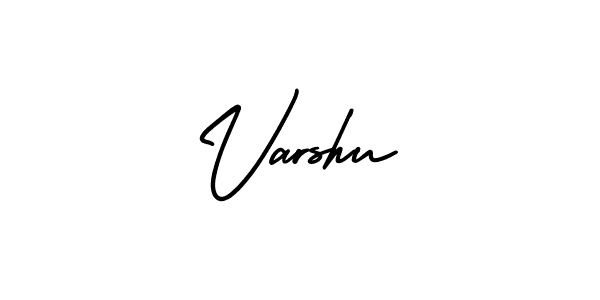 Similarly AmerikaSignatureDemo-Regular is the best handwritten signature design. Signature creator online .You can use it as an online autograph creator for name Varshu. Varshu signature style 3 images and pictures png