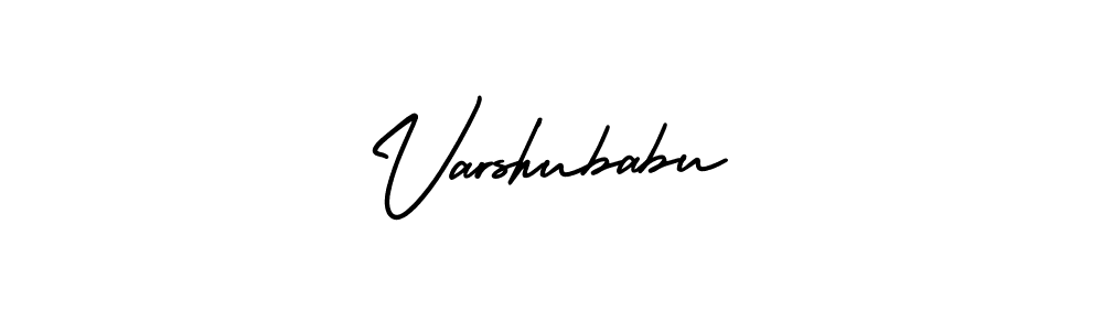 Also You can easily find your signature by using the search form. We will create Varshubabu name handwritten signature images for you free of cost using AmerikaSignatureDemo-Regular sign style. Varshubabu signature style 3 images and pictures png