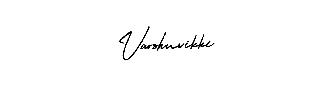 Design your own signature with our free online signature maker. With this signature software, you can create a handwritten (AmerikaSignatureDemo-Regular) signature for name Varshuvikki. Varshuvikki signature style 3 images and pictures png