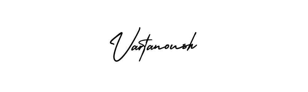 Create a beautiful signature design for name Vartanoush. With this signature (AmerikaSignatureDemo-Regular) fonts, you can make a handwritten signature for free. Vartanoush signature style 3 images and pictures png