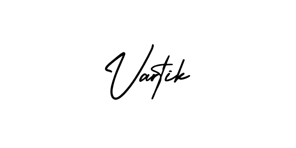 Also we have Vartik name is the best signature style. Create professional handwritten signature collection using AmerikaSignatureDemo-Regular autograph style. Vartik signature style 3 images and pictures png