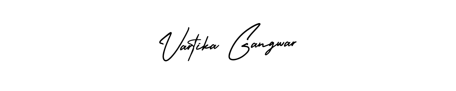 This is the best signature style for the Vartika Gangwar name. Also you like these signature font (AmerikaSignatureDemo-Regular). Mix name signature. Vartika Gangwar signature style 3 images and pictures png