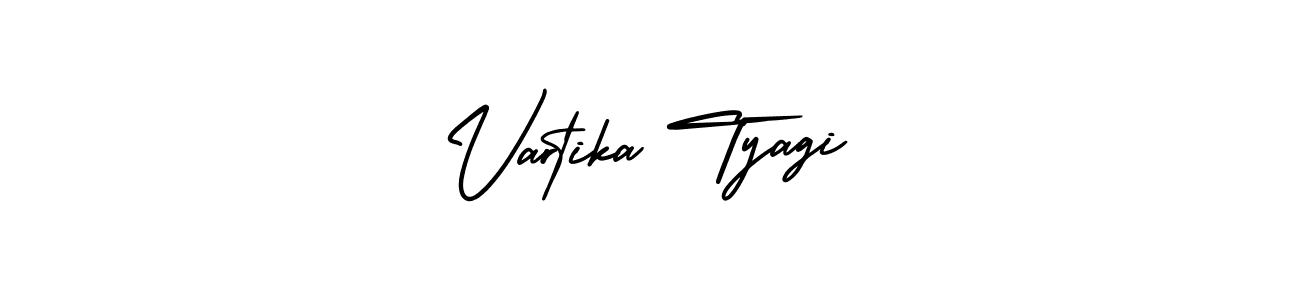 How to make Vartika Tyagi signature? AmerikaSignatureDemo-Regular is a professional autograph style. Create handwritten signature for Vartika Tyagi name. Vartika Tyagi signature style 3 images and pictures png