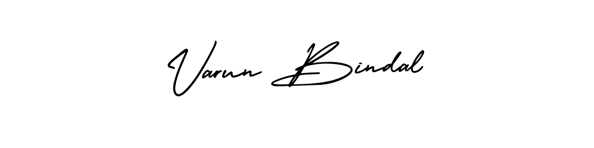 Design your own signature with our free online signature maker. With this signature software, you can create a handwritten (AmerikaSignatureDemo-Regular) signature for name Varun Bindal. Varun Bindal signature style 3 images and pictures png