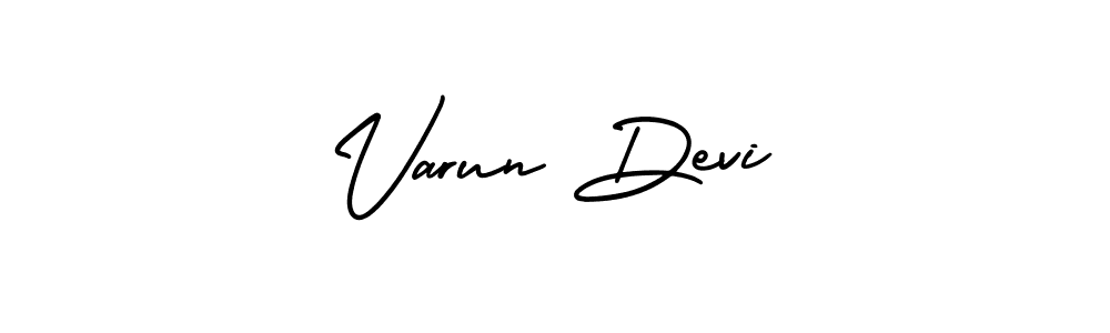 How to make Varun Devi signature? AmerikaSignatureDemo-Regular is a professional autograph style. Create handwritten signature for Varun Devi name. Varun Devi signature style 3 images and pictures png