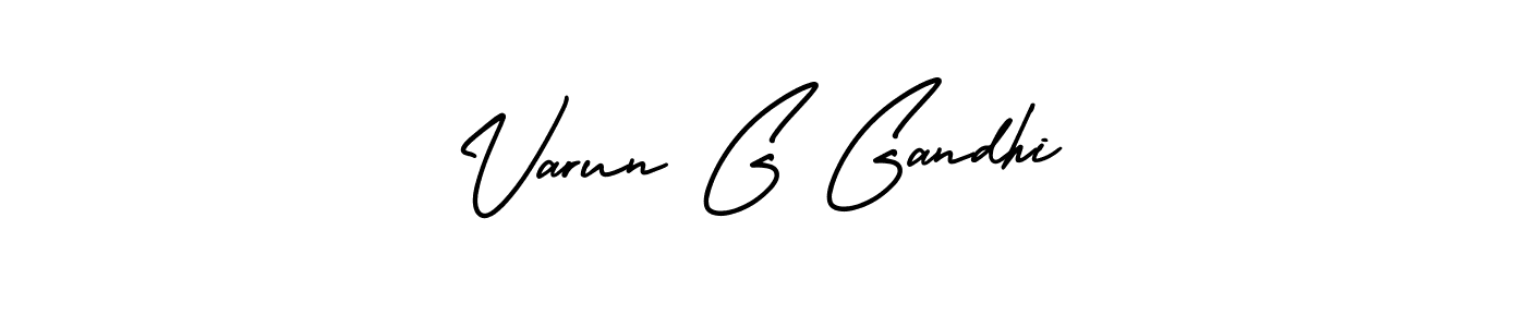 How to make Varun G Gandhi signature? AmerikaSignatureDemo-Regular is a professional autograph style. Create handwritten signature for Varun G Gandhi name. Varun G Gandhi signature style 3 images and pictures png