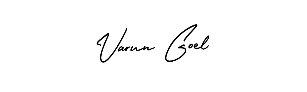 Also You can easily find your signature by using the search form. We will create Varun Goel name handwritten signature images for you free of cost using AmerikaSignatureDemo-Regular sign style. Varun Goel signature style 3 images and pictures png