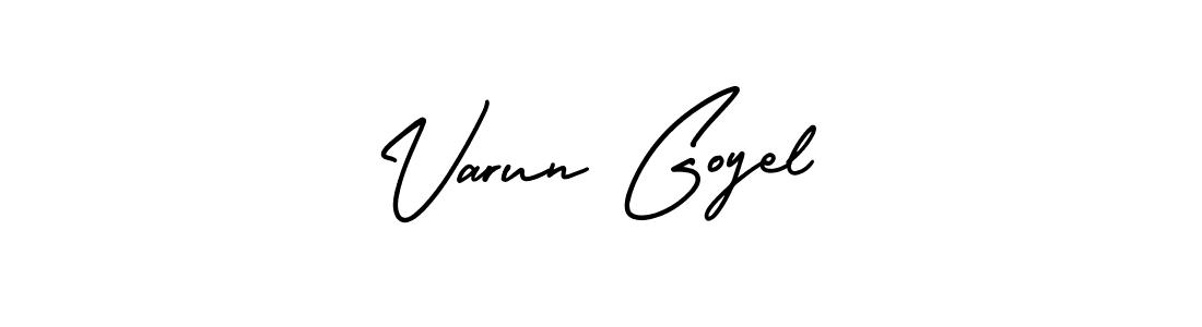 Design your own signature with our free online signature maker. With this signature software, you can create a handwritten (AmerikaSignatureDemo-Regular) signature for name Varun Goyel. Varun Goyel signature style 3 images and pictures png