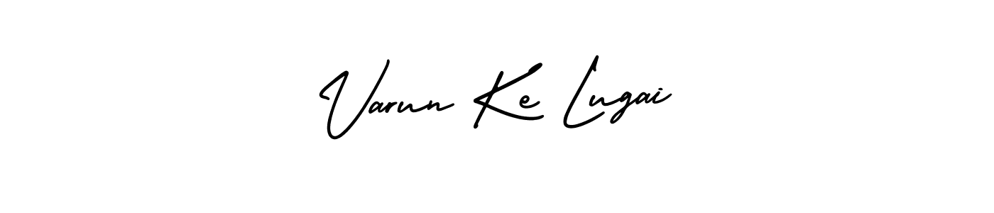 Use a signature maker to create a handwritten signature online. With this signature software, you can design (AmerikaSignatureDemo-Regular) your own signature for name Varun Ke Lugai. Varun Ke Lugai signature style 3 images and pictures png