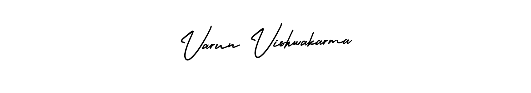 Create a beautiful signature design for name Varun Vishwakarma. With this signature (AmerikaSignatureDemo-Regular) fonts, you can make a handwritten signature for free. Varun Vishwakarma signature style 3 images and pictures png