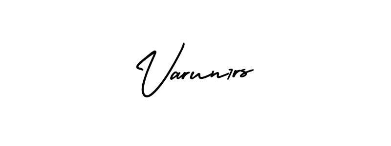 How to Draw Varun7rs signature style? AmerikaSignatureDemo-Regular is a latest design signature styles for name Varun7rs. Varun7rs signature style 3 images and pictures png