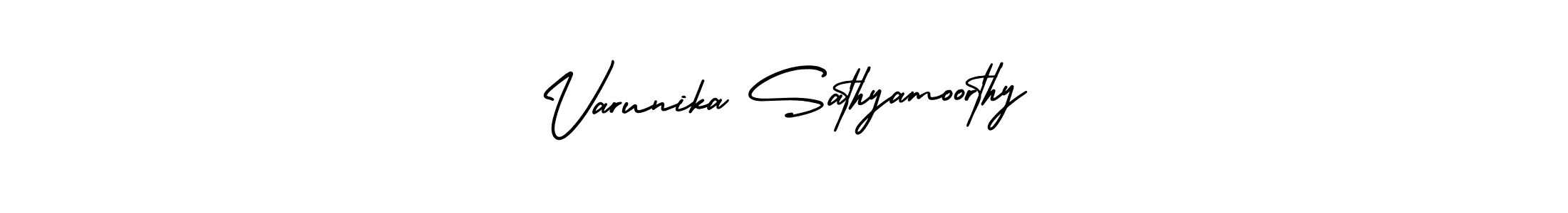 You can use this online signature creator to create a handwritten signature for the name Varunika Sathyamoorthy. This is the best online autograph maker. Varunika Sathyamoorthy signature style 3 images and pictures png