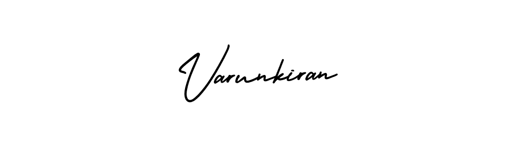 You can use this online signature creator to create a handwritten signature for the name Varunkiran. This is the best online autograph maker. Varunkiran signature style 3 images and pictures png