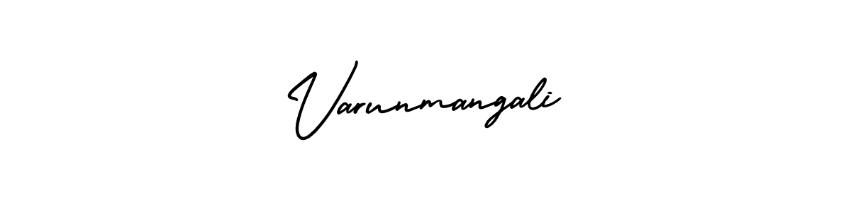 Create a beautiful signature design for name Varunmangali. With this signature (AmerikaSignatureDemo-Regular) fonts, you can make a handwritten signature for free. Varunmangali signature style 3 images and pictures png