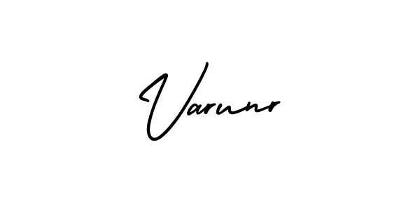 Design your own signature with our free online signature maker. With this signature software, you can create a handwritten (AmerikaSignatureDemo-Regular) signature for name Varunr. Varunr signature style 3 images and pictures png
