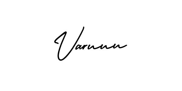 Also You can easily find your signature by using the search form. We will create Varuuu name handwritten signature images for you free of cost using AmerikaSignatureDemo-Regular sign style. Varuuu signature style 3 images and pictures png