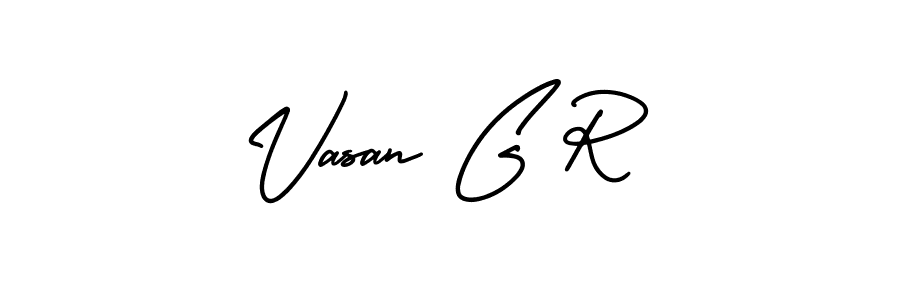 You can use this online signature creator to create a handwritten signature for the name Vasan G R. This is the best online autograph maker. Vasan G R signature style 3 images and pictures png