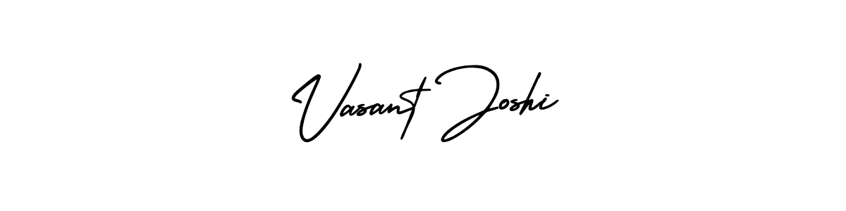 How to make Vasant Joshi signature? AmerikaSignatureDemo-Regular is a professional autograph style. Create handwritten signature for Vasant Joshi name. Vasant Joshi signature style 3 images and pictures png