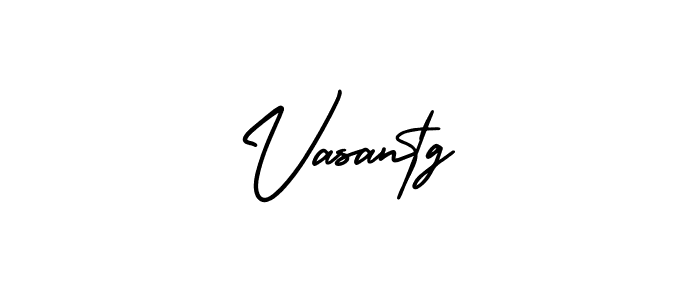 It looks lik you need a new signature style for name Vasantg. Design unique handwritten (AmerikaSignatureDemo-Regular) signature with our free signature maker in just a few clicks. Vasantg signature style 3 images and pictures png