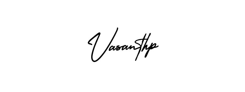 Make a beautiful signature design for name Vasanthp. Use this online signature maker to create a handwritten signature for free. Vasanthp signature style 3 images and pictures png