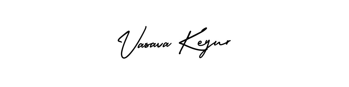 Also You can easily find your signature by using the search form. We will create Vasava Keyur name handwritten signature images for you free of cost using AmerikaSignatureDemo-Regular sign style. Vasava Keyur signature style 3 images and pictures png