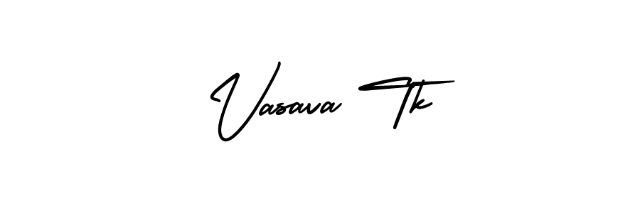 Make a beautiful signature design for name Vasava Tk. Use this online signature maker to create a handwritten signature for free. Vasava Tk signature style 3 images and pictures png
