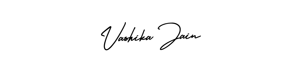 Also we have Vashika Jain name is the best signature style. Create professional handwritten signature collection using AmerikaSignatureDemo-Regular autograph style. Vashika Jain signature style 3 images and pictures png