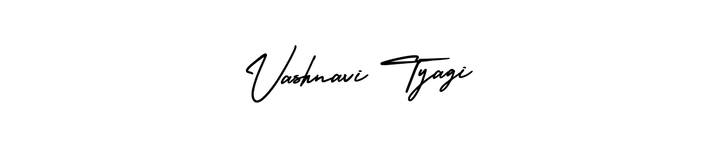 Design your own signature with our free online signature maker. With this signature software, you can create a handwritten (AmerikaSignatureDemo-Regular) signature for name Vashnavi Tyagi. Vashnavi Tyagi signature style 3 images and pictures png