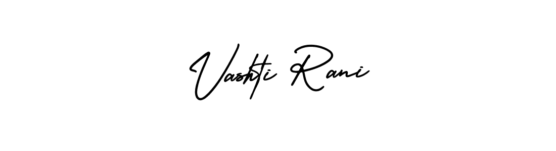 Use a signature maker to create a handwritten signature online. With this signature software, you can design (AmerikaSignatureDemo-Regular) your own signature for name Vashti Rani. Vashti Rani signature style 3 images and pictures png