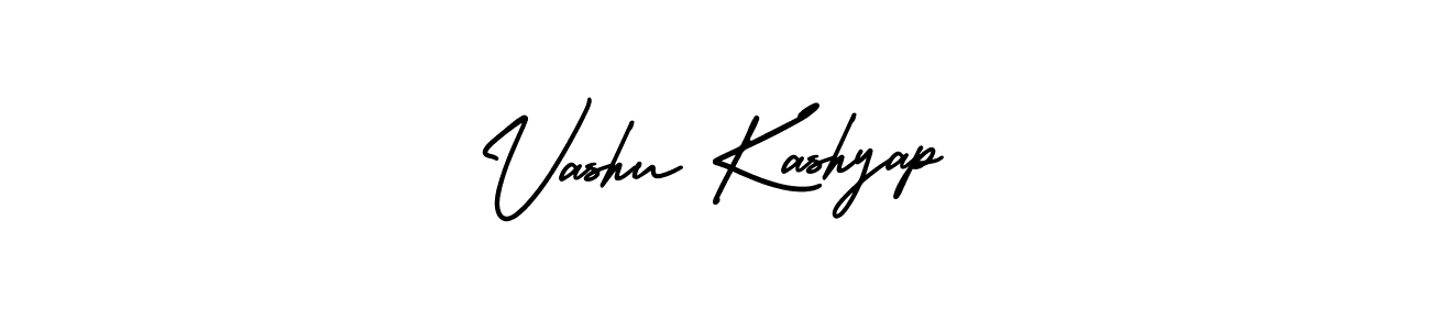 Vashu Kashyap stylish signature style. Best Handwritten Sign (AmerikaSignatureDemo-Regular) for my name. Handwritten Signature Collection Ideas for my name Vashu Kashyap. Vashu Kashyap signature style 3 images and pictures png