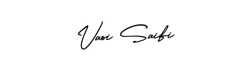 Make a beautiful signature design for name Vasi Saifi. Use this online signature maker to create a handwritten signature for free. Vasi Saifi signature style 3 images and pictures png