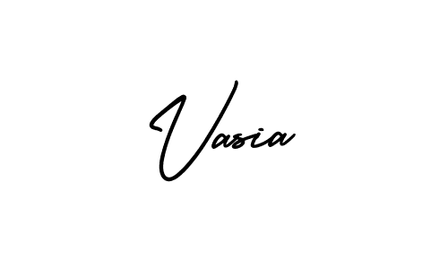 It looks lik you need a new signature style for name Vasia. Design unique handwritten (AmerikaSignatureDemo-Regular) signature with our free signature maker in just a few clicks. Vasia signature style 3 images and pictures png