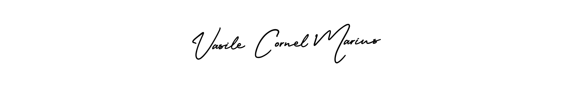 Create a beautiful signature design for name Vasile Cornel Marius. With this signature (AmerikaSignatureDemo-Regular) fonts, you can make a handwritten signature for free. Vasile Cornel Marius signature style 3 images and pictures png