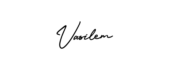 Make a beautiful signature design for name Vasilem. Use this online signature maker to create a handwritten signature for free. Vasilem signature style 3 images and pictures png