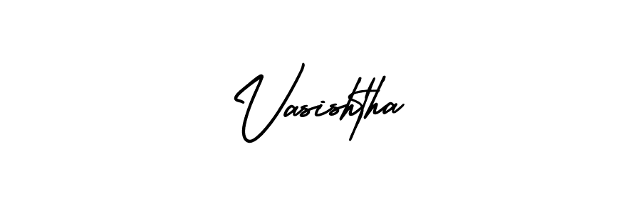 AmerikaSignatureDemo-Regular is a professional signature style that is perfect for those who want to add a touch of class to their signature. It is also a great choice for those who want to make their signature more unique. Get Vasishtha name to fancy signature for free. Vasishtha signature style 3 images and pictures png