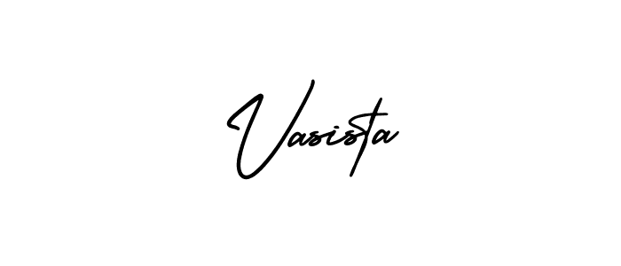 Create a beautiful signature design for name Vasista. With this signature (AmerikaSignatureDemo-Regular) fonts, you can make a handwritten signature for free. Vasista signature style 3 images and pictures png