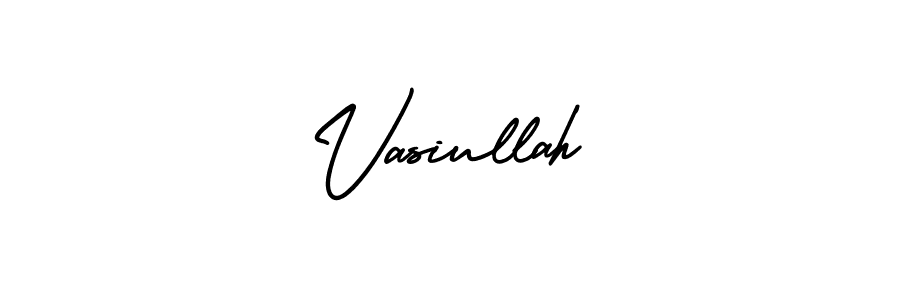 This is the best signature style for the Vasiullah name. Also you like these signature font (AmerikaSignatureDemo-Regular). Mix name signature. Vasiullah signature style 3 images and pictures png