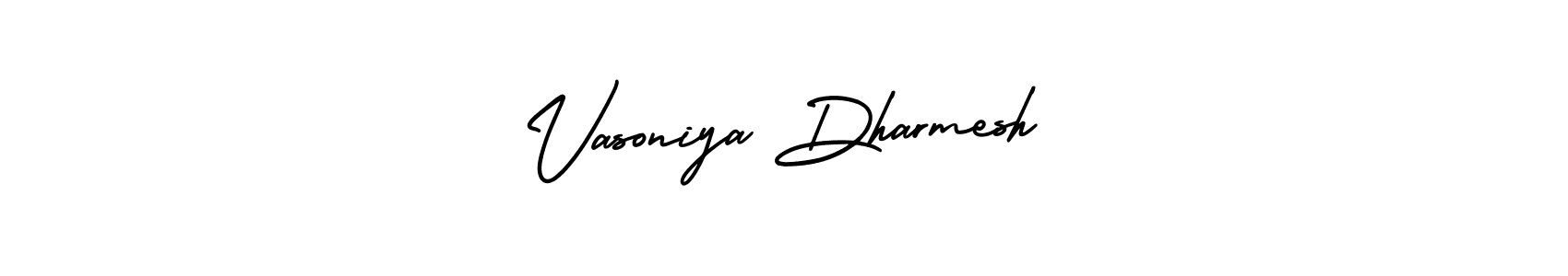 Once you've used our free online signature maker to create your best signature AmerikaSignatureDemo-Regular style, it's time to enjoy all of the benefits that Vasoniya Dharmesh name signing documents. Vasoniya Dharmesh signature style 3 images and pictures png