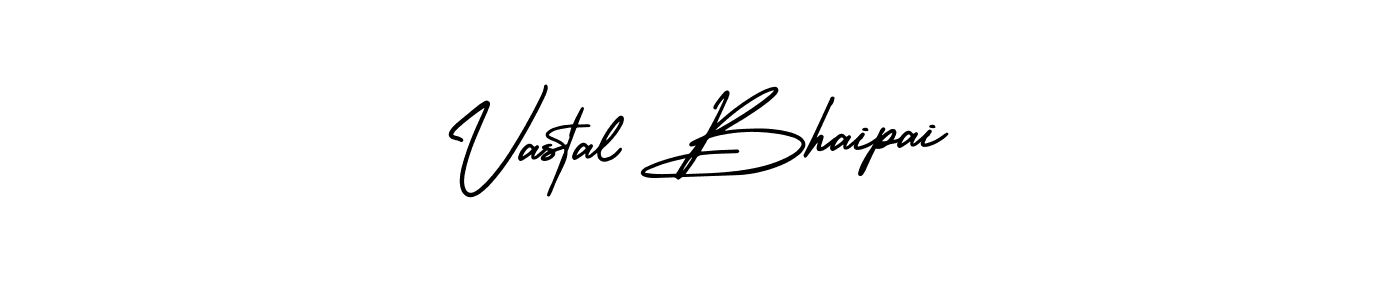 Make a beautiful signature design for name Vastal Bhaipai. With this signature (AmerikaSignatureDemo-Regular) style, you can create a handwritten signature for free. Vastal Bhaipai signature style 3 images and pictures png