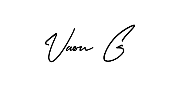 Also You can easily find your signature by using the search form. We will create Vasu G name handwritten signature images for you free of cost using AmerikaSignatureDemo-Regular sign style. Vasu G signature style 3 images and pictures png