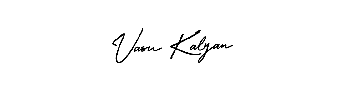 Create a beautiful signature design for name Vasu Kalyan. With this signature (AmerikaSignatureDemo-Regular) fonts, you can make a handwritten signature for free. Vasu Kalyan signature style 3 images and pictures png