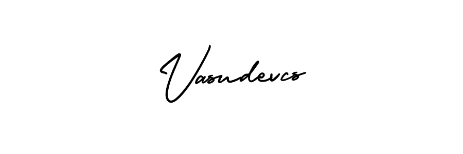 Vasudevcs stylish signature style. Best Handwritten Sign (AmerikaSignatureDemo-Regular) for my name. Handwritten Signature Collection Ideas for my name Vasudevcs. Vasudevcs signature style 3 images and pictures png