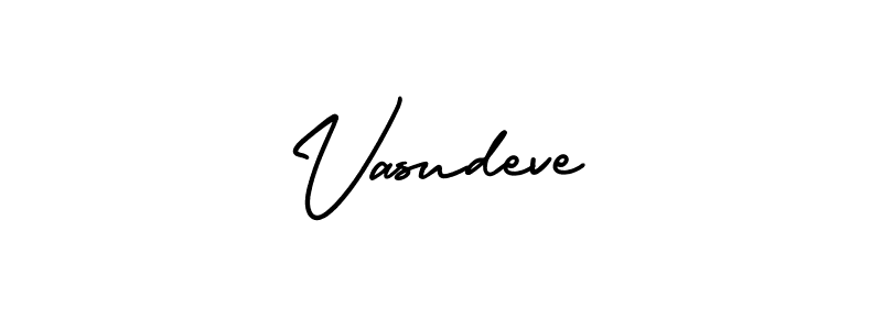 Create a beautiful signature design for name Vasudeve. With this signature (AmerikaSignatureDemo-Regular) fonts, you can make a handwritten signature for free. Vasudeve signature style 3 images and pictures png