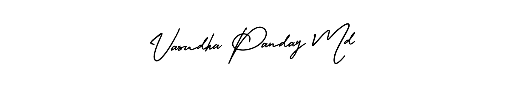 How to Draw Vasudha Panday Md signature style? AmerikaSignatureDemo-Regular is a latest design signature styles for name Vasudha Panday Md. Vasudha Panday Md signature style 3 images and pictures png