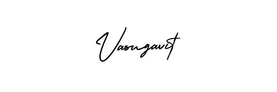AmerikaSignatureDemo-Regular is a professional signature style that is perfect for those who want to add a touch of class to their signature. It is also a great choice for those who want to make their signature more unique. Get Vasugavit name to fancy signature for free. Vasugavit signature style 3 images and pictures png